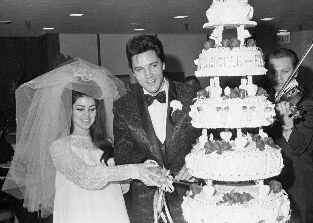 Elvis Presley and Priscilla Ann Beaulieu — May 1, 1967